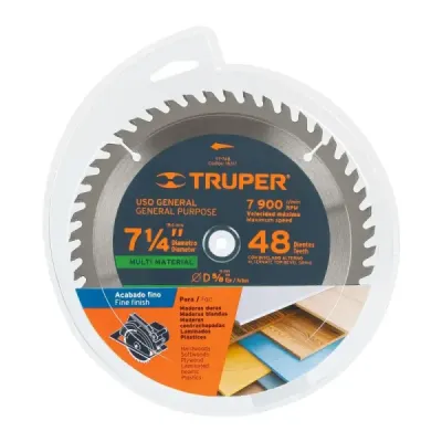 Disco Sierra Multimaterial De 7.1/4", Centro 5/8" Truper