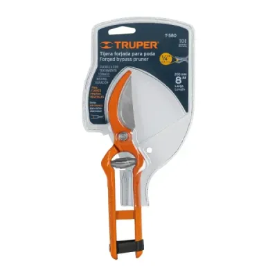 Tijera Forjada Para Poda De 20 Cm, Cuchilla En Acero Térmico Truper