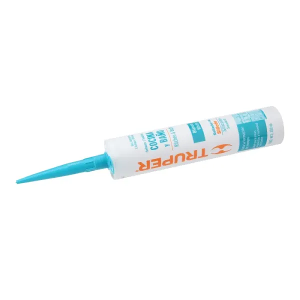 Silicona Antihongos Para Baños Y Cocinas 280 Ml Blanca Truper (SIL-100BCB - 18566)