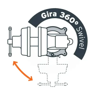 Prensa De Banco Industrial Giratoria De 5", Apertura 14 Cm Truper