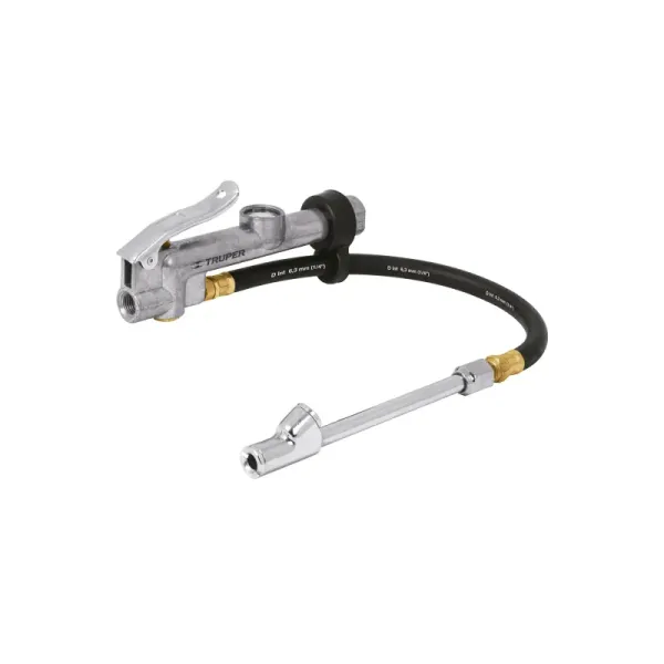 Inflador Y Calibrador De Llantas 120 Psi Con Cabeza Doble Truper (INFCA - 19028)
