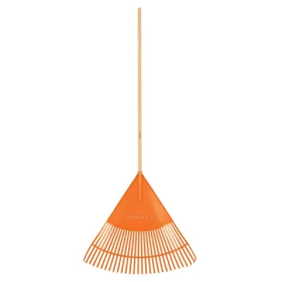 Rastrillo Plástico Jardín 79 Cm X 177 Cm Truper Mango Madera