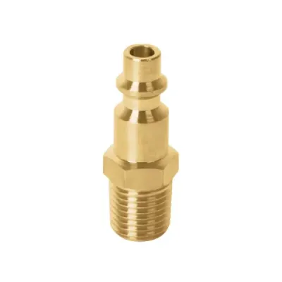 Conector Rápido De Latón De 1/4 Npt Para Compresor, Macho Truper