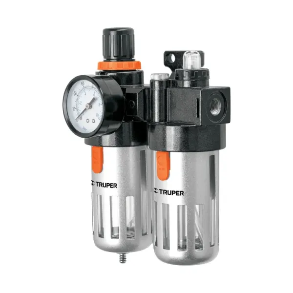 Unidad De Mantenimiento Y Lubricación, 140 Psi, 1/4 Npt Truper (UNI-LL-1/4 - 19238)