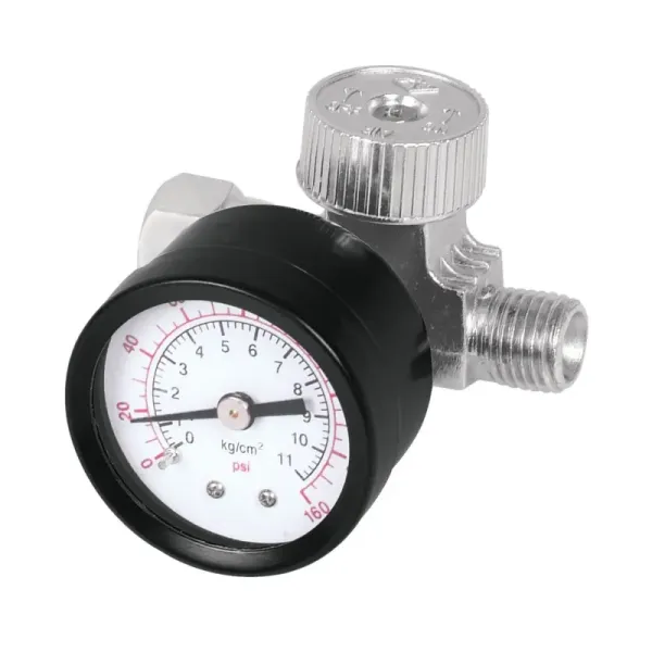 Regulador De Aire De 160 Psi Con Manómetro Para Compresor Truper (REGU-1/4 - 19239)