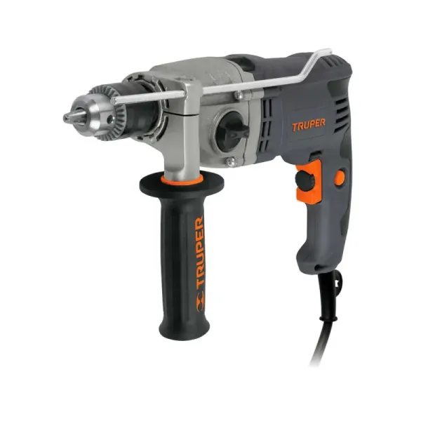 Taladro Percutor 1/2" Industrial 900 W Con Mango De Apoyo Truper (ROTO-1/2N7 - 19324)