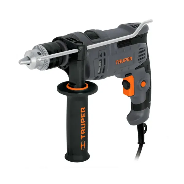 Taladro Percutor 1/2" Industrial 650 W Con Mango De Apoyo Truper (ROTO-1/2N6 - 19457)