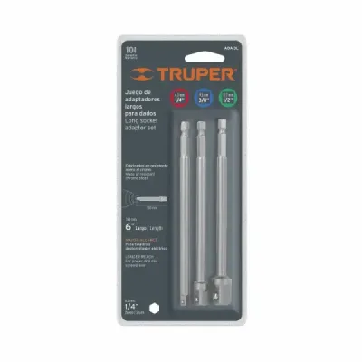 Juego De 3 Adaptadores Para Copas De 6", Uso Industrial Truper