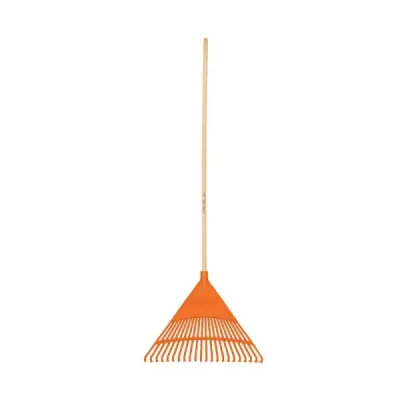 Rastrillo Plástico Para Jardín Con Mango, Cabeza De 56 Cm Truper