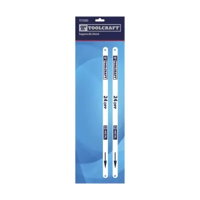 2 Seguetas Bimetálicas 12' 24 Dpp Acero Templado Toolcraft