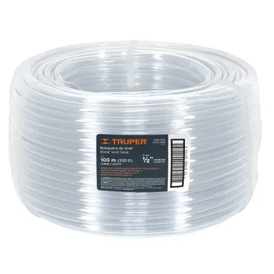 Manguera De Nivel 100 Metros, Diámetro 1/2", Espesor 1.1 Mm Truper