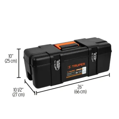 Caja De Herramientas Industrial De 66 Cm Con Charola Truper