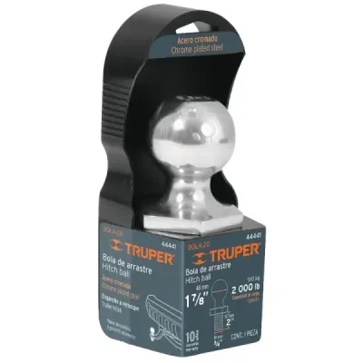 Bola De Arrastre Cromada Para Acoplador, 2.000 Libras Truper