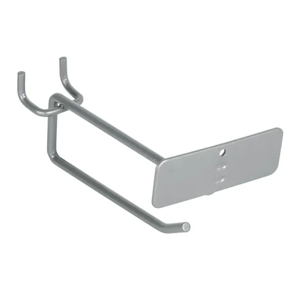 Gancho Recto De 10 Cm Para Panel Ranurado, Con Portaetiqueta Truper (GA-4X - 50150)