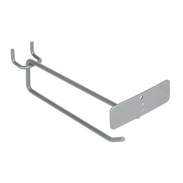Gancho Recto De 15 Cm Para Panel Ranurado, Con Portaetiqueta Truper (GA-6X - 50153)