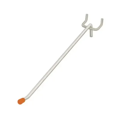 Gancho Recto De 20 Cm Para Panel Ranurado, Con Punta De Goma Truper