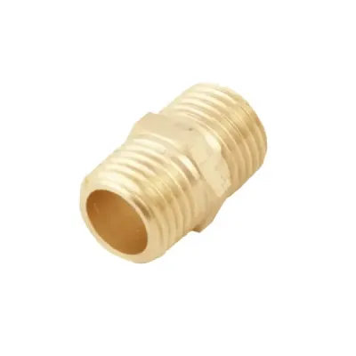 Niple De Latón Macho Y Hembra Toolcraft De 1/4 Npt