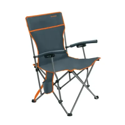 Silla Para Camping Con Portavasos Plegable Truper En Acero
