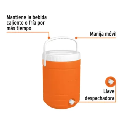 Dispensador Para Líquidos Fríos Tipo Termo, Capacidad 18 Lt Truper