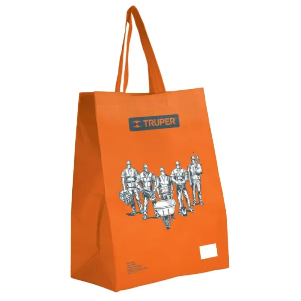 Bolsa Ecológica De Tela 49 Cm X 38 Cm, 40 Kg Naranja Truper (BOEC-38X49 - 67025)