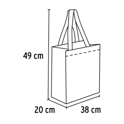Bolsa Ecológica De Tela 49 Cm X 38 Cm, 40 Kg Naranja Truper