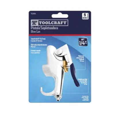 Pistola Metálica Sopleteadora 90 Psi Toolcraft De 1/4 Npt