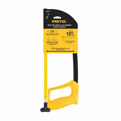Marco Para Segueta De 12" Con Mango De Plástico Equilibrado Pretul