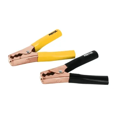 Set Pinzas Caimán Cable De Arranque 10awg 125a Pretul