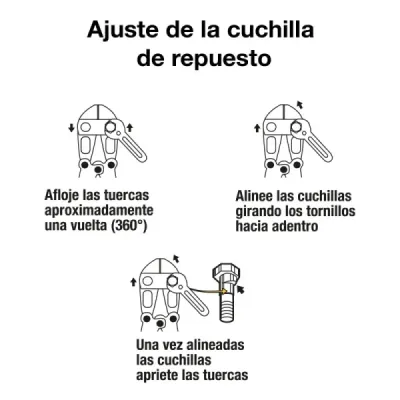 Cuchilla 3/16' De Repuesto Para Cizalla Pretul Cp-12p