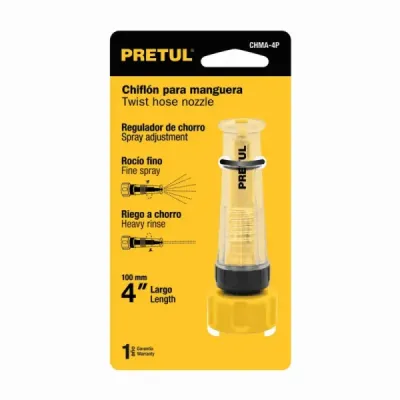 Boquilla De Plástico De 10 Cm Para Manguera, Rosca 3/4" Pretul