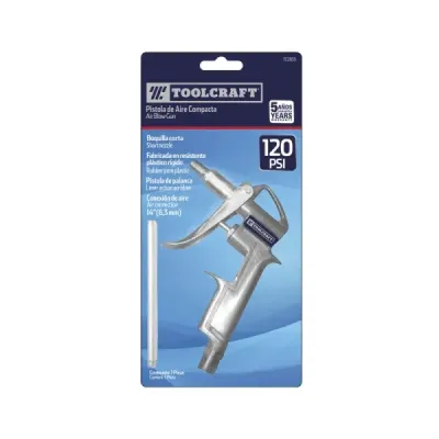 Pistola Sopleteadora Metálica 120 Psi Toolcraft Boquilla 4'