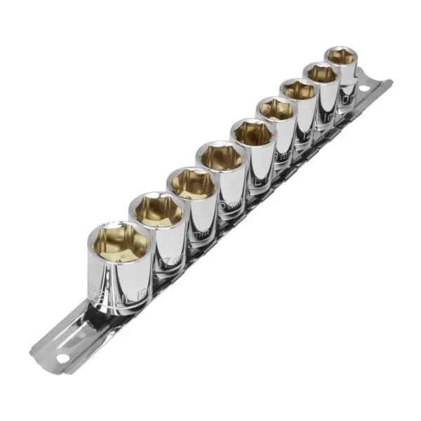 Juego De 9 Copas Desde 10 Mm Hasta 19 Mm, Cuadrante 3/8" Pretul (JD-3/8X10MM-P - 21189)