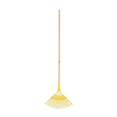 Rastrillo Metálico Curvo Con Mango, Cabeza De 43 Cm Pretul