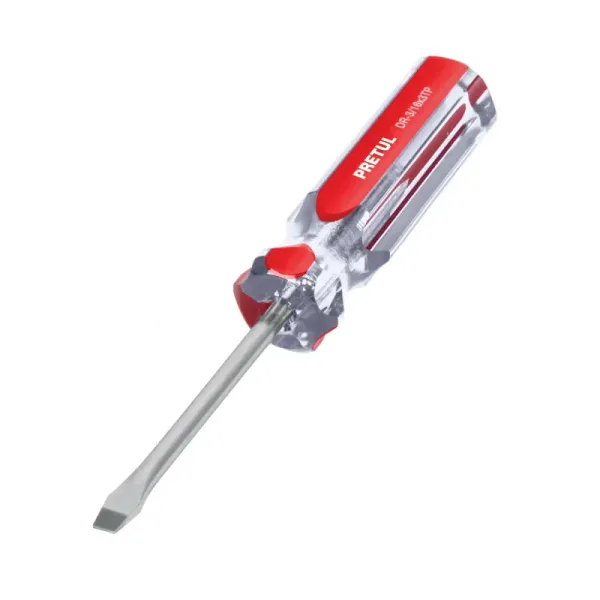 Destornillador De Pala 3/16" X 6", Mango De Pvc Pretul (DR-3/16X6TP - 21457)