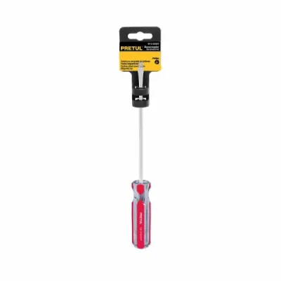 Destornillador De Pala 1/4" X 4", Mango De Pvc Pretul