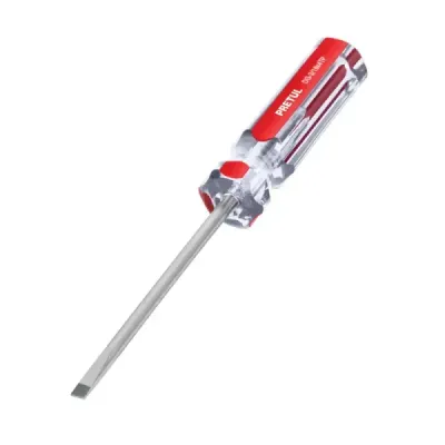 Destornillador De Gabinete 1/8" X 6", Mango De Pvc Pretul