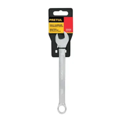 Llave Mixta De 5/16" En Acero Cromo Vanadio, Largo 120 Mm Pretul