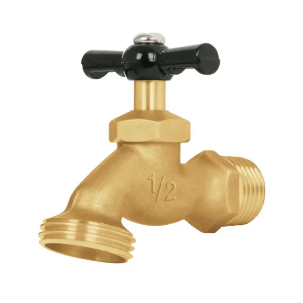Llave De Agua De 1/2" Con Rosca Para Jardín, Latón, 100 Gr Pretul (LL-JAR-P - 22146)