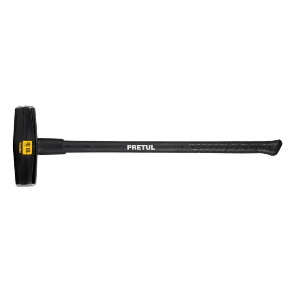 Maceta Tipo Nevada De 10 Lb Con Mango Fibra De Vidrio De 36" Pretul (MD-10MP - 22206)