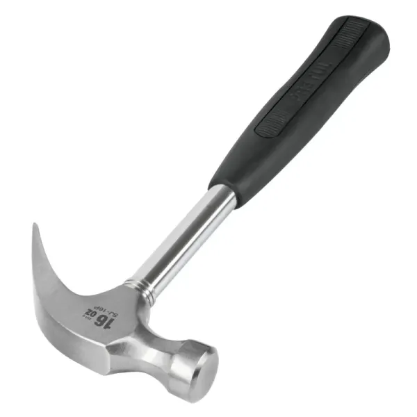 Martillo Tubular Pulido De 16 Oz, Uña Curva , Mango De 33 Cm Pretul (SJ-16P - 22270)