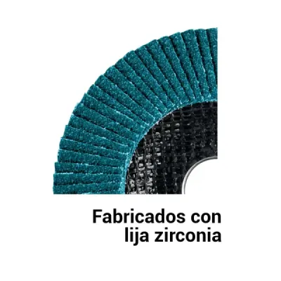 Disco Laminado Flap De 4.1/2", Centro 7/8", Grano 60 Pretul