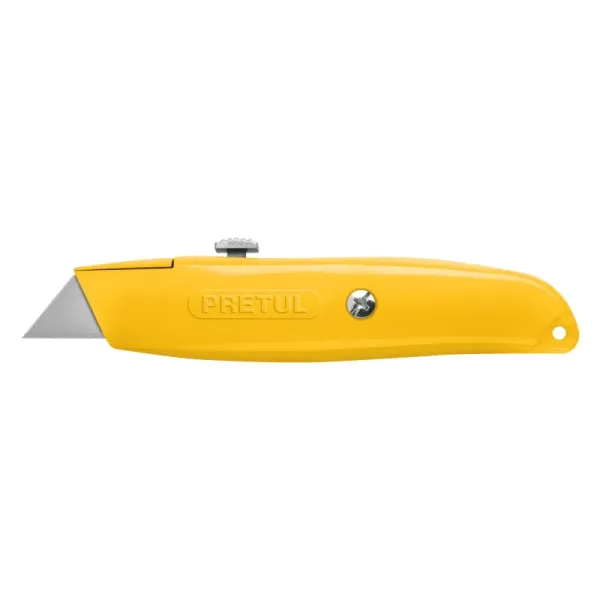 Bisturí Tipo Navaja De 6" Retráctil Con Cuerpo De Aluminio Pretul (NM-6P - 22400)