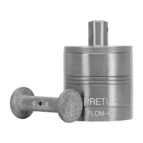 Plomada Metálica No.4, 24 Oz (675 G) Con Punta Para Centros Pretul (PLOM-4Z - 22464)