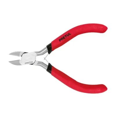 Alicate Corta Frío De 4", Mango De Vinil Pretul