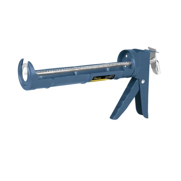 Pistola De Calafateo Con Cremallera Para Siliconas De 22 Cm Pretul (PICA-9C - 22801)