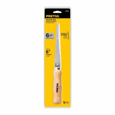 Serrucho Para Drywall De 15 Cm, 6 Dpp Con Mango De Madera Pretul