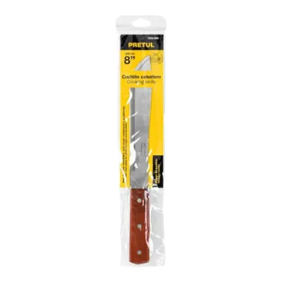 Cuchillo De Cocina De 8" (20 Cm) Cebollero, Mango De Madera Pretul