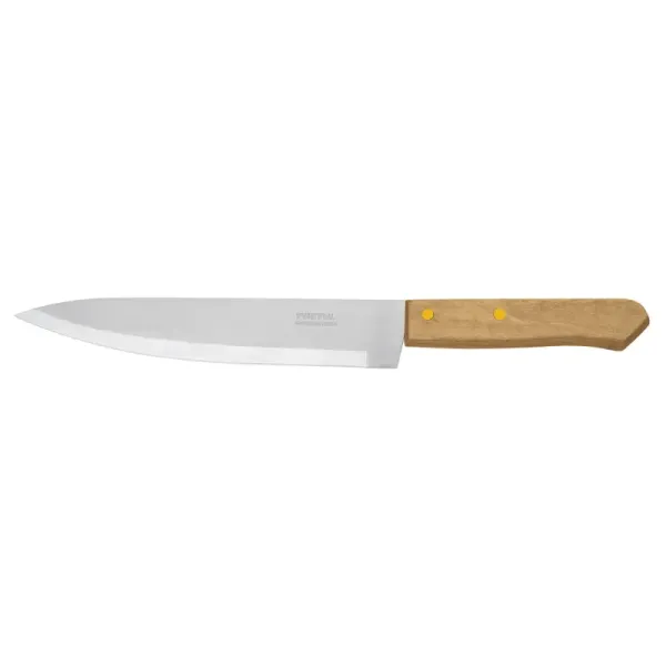 Cuchillo De Cocina De 8" (20 Cm) Tipo Chef, Mango De Madera Pretul (CUCH-M81 - 23082)