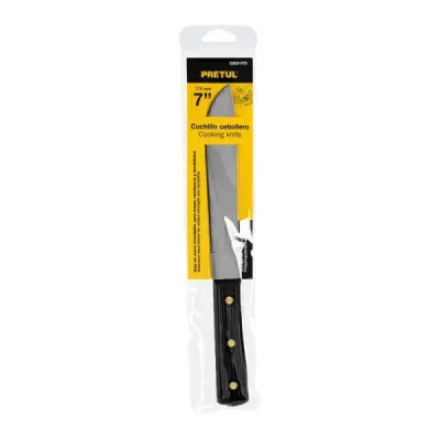 Cuchillo De Cocina De 7" (18 Cm) Cebollero, Mango Plástico Pretul