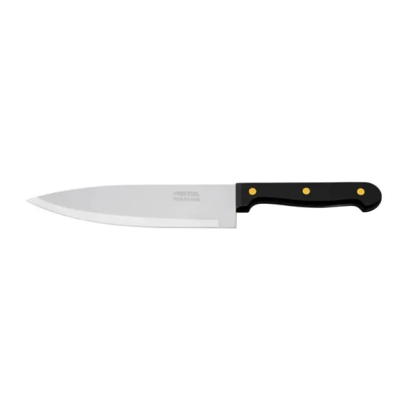 Cuchillo De Cocina De 7" (18 Cm) Tipo Chef, Mango Plástico Pretul (CUCH-P71 - 23090)